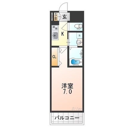 南田辺駅 徒歩6分 2階の物件間取画像